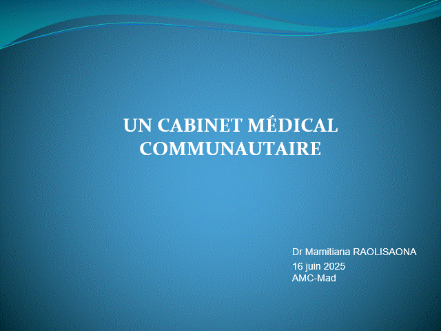 cabinet medical communautaire